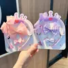 Conjunto de Accesorios para el Cabello Infantiles de Moda: Lazo Grande de Cuadros, Diadema Linda para Niña, Pinza para el Cabello, Adorno de Tela para el Cabello