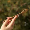 Envío Gratis en un Pasador de Madera de Sándalo Verde Natural, Pasador de Madera Pulido a Mano, Nuevo Pasador de Estilo Chino con un Toque de Lujo