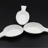 Plato de agua Flor de ciruelo Tintero Plástico blanco Artículos de material Pincel Giro Water Mate Bolígrafo