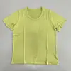 Top de Punto de Verano Nuevo para Mujer, Color Sólido, Doble Capa, Manga Corta, con Diseño Holgado, Casual, Versátil y Transpirable