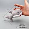 Muñeco de Peluche Transfronterizo Simulación Acuario Llavero Tiburón Lindo Pingüino Colgante Ballena Colgante de Bolsa Venta al por Mayor