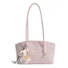 Bolsa Tote Simples e Fashion 2026 para Mulheres, Bolsa de Ombro Estilo Coreano, Bolsa de Mão Estilosa com Design Moderno, Bolsa Transversal