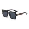 Gafas de Sol para Mujer 2024 Nuevas Gafas Caja Estrellas Mismo Estilo Celebridad de Internet Caja Grande Conducción Gafas Letra H Modernas