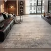 Tapete para Sala de Estar Novo Estilo Moderno Italiano Luxo Leve Sensação de Alto Padrão Impermeável Resistente a Manchas Espessado Tapete de Cama Sofá Tapete de Quarto