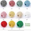 En stock venta al por mayor de 1 mm a 1,5 mm hilo para zongzi 8 cabos paquete individual y de color cuerda para zongzi cuerda de algodón se puede colorear