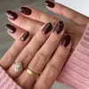 Le Fan Venta Caliente Transfronteriza Otoño e Invierno Uñas Portables de Carey Uñas Almendra Arte de Uñas Puntas de Uñas Puntas de Uñas Portables Productos Terminados Mayoreo
