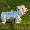 Ropa para Perros Otoño e Invierno Cálida Explorador Tres Pruebas Perros Pequeños y Medianos Bichón Cuatro Patas Ataque Abrigo de Algodón Ropa para Perros Mascotas