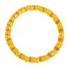 Tienda de Oro Puzuo Mismo Estilo Vietnam Arena Oro Diamante Anillo de Correr Pulsera de Cuentas Moda para Mujer Simple Pulsera de Cuentas de Transferencia