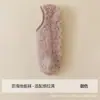 Meias Invisíveis Personalizadas Espessas de Fleece Coral Cor Sólida Base do Pé Escovada Antiderrapante de Gel Meias para Chão de Casa Fábrica