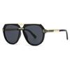 2024 Comercio Exterior Transfronterizo Nuevas Gafas de Sol Modernas Retro de Montura Grande para Hombre Viento INS Street Shooting Gran Marca Tinta LH178