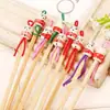 Púas para orejas de cabeza de muñeca de dibujos animados, púas de bambú de diseño lindo, púas de madera, herramienta para limpiar oídos, palillo para oídos