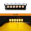Nova Luz LED S6 para Carro com Ventosa Frontal Luz de Flash Luz de Pá Luz de Canal Luz Estroboscópica Luz de Segurança