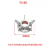 Aspas de Ventilador de Aluminio para Motor Y/Y2/Y380-355 Aspas de Ventilador de Aluminio Resistentes a Altas Temperaturas Disipación de Calor Soporte