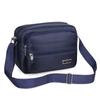 Bolso de hombre con cremallera multicapa, bandolera, nuevo bolso de negocios tipo caja registradora, bolso de hombro informal de gran capacidad para hombre de negocios.