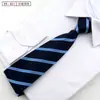 Gravata com zíper preguiçoso de 8 cm de largura, prática e fácil de puxar, para homens, negócios, casamento, noivo, padrinho, gravata de segurança