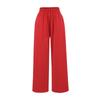 Pantalones Casuales Rectos Sueltos de Cintura Alta Elásticos Estilo Americano para Mujer, Versátiles de Otoño, Adelgazantes, Caídos, Estilo Perezoso, de Largo Completo