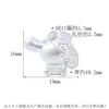 S999 Plata Pura Perro Canela Koala Muñeco Colgante Estilo Chino Dibujo Animado Animal Pulsera DIY Accesorio de Joyería Colgante