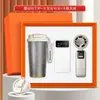 Set Empresarial Corporativo para el Día del Maestro, Ventilador de Enfriamiento de Verano, Taza con Recubrimiento de Titanio, Regalo Conmemorativo Práctico Personalizado para Clientes y Empleados