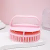 Amazon Explosivo Silicone Shampoo Limpeza do Couro Cabeludo Artefato Suave Shampoo Antiderrapante Fivela Interna Massagem Shampoo