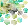 Accesorios de Encaje Tridimensional Hoja de Loto Hechos a Mano DIY Pulsera Collar Accesorios de Joyería Degradados Cuentas de Cristal de Loto de Doble Agujero