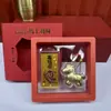 Pingente de Pônei Dourado do Ano do Cavalo, Fique Rico Instantaneamente, Corrente para Celular, Chaveiro, Presente de Ano Novo, Conjunto com Caixa de Presente, Lembrança Cultural e Criativa