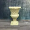 Casamento Coluna Romana Dourada Vaso de Flores Prateleira Guia de Estrada Listrado Europeu Troféu Fibra de Vidro Adereços de Casamento