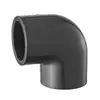 Codo de 90 Grados Estándar Americano Upvc Rongsheng Sch80 Fitting de PVC Químico Codo de Inserción Recto para Suministro de Agua