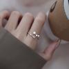 Nuevo Anillo Meteoro Diamante Flash Moda Mujer Nicho Lujo Ligero Estilo Frío Índice Novia Fino Personalizado Abierto