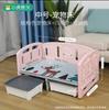Cama de campamento para mascotas transfronteriza de Amazon removible y lavable verano perro grande a prueba de humedad cama de hierro para perros transpirable perrera elevada