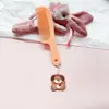 Pente Mini Animal Desenho Animado Fofo Crianças Menina Pente Estudante Portátil Alisador de Cabelo com Pingente de Corrente de Contas