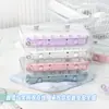 Frete Grátis A6A7A8 Transparente PVC Folha Solta Concha Duplo Encaixe M5 Brilho Fino Destacável 5 Argolas Folha Solta Capa Espessada