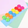 Ímãs Coloridos Redondos para Quadro Branco 32mm Pinos Magnéticos de Plástico Auxílios de Ensino para Escritório Fixadores Magnéticos Fortes