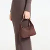 2026 Nova Bolsa de Mão Texturizada Transfronteiriça, Bolsa de Ombro Vintage Fosca, Bolsa Feminina para o Dia a Dia, Bolsa Dumpling, Bolsa de Ombro Simples