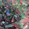 Tira de cristal natural galvanizado Pilar pequeño de cristal galvanizado Tira pequeña varios colores disponibles