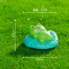 Viajando Juntos con Muñecos de Animales Pequeños Rana, Accesorios de Decoración DIY para Jardinería de Paisaje Micro, Mini Adornos Pequeños