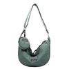 Verano 2025 Nueva Bolsa Dumpling para Mujer Moda Cuadros Fresca Simple Elegante Estudiante Hombro Bandolera