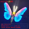 Luzes Dinâmicas de Borboleta LED, Luzes Impermeáveis para Exterior em Formato de Inseto Biônico para Ambiente, Passeios Noturnos, Turismo Cultural e Decoração de Paisagem de Parques
