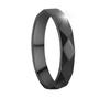 2026 Suministro Transfronterizo Amazon Nuevo Producto Anillos de Pareja de 4 mm Anillos de Forma Geométrica Anillos de Acero de Titanio