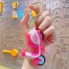 Graffiti Burrinho Elétrico Fofo Criativo Ornamento Chaveiro Atacado Boneco Casal Pingente Pequeno Ornamento Pingente de Chaveiro