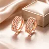 Xuping Brazaletes Rusos Transfronterizos para Oreja, Aros Color Oro de 18K con Incrustaciones de Diamantes, Joyería de Lujo Ligero de Alta Gama al por Mayor para Mujeres