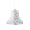 Sombrero de Papá Noel, árbol de Navidad, campana, adornos de panal, bandera navideña, abanico de papel, soporte para pastel de flores, adornos en espiral