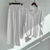 Conjunto de 2 piezas retro de algodón y lino para mujer, estilo nuevo 2026, talla grande