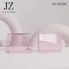 Caixa de Sombras Totalmente Transparente Jinze Order com Fivela Retangular Caixa de Blush Caixa Plástica Vazia Material de Embalagem