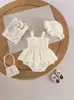Capucha Parasol para Bebé, Bata de Verano Fina para Bebé con Capucha, Dulce Estampado Floral, Peto para Bebé Niña, Traje de Gateo Triangular Holgado
