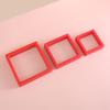 Caja Transparente de Suspensión PE Joyería Collar Aretes Accesorios Caja de Embalaje para Regalo Caja de Almacenamiento Caja para Anillos Promoción