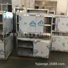 Bancada de Cozinha Mesa de Aço Inoxidável Mesa de Carga Dupla Passagem Comercial Bancada de Aço Inoxidável Mesa Operacional Armário de Armazenamento Mesa de Carga