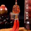 Colgante para coche viento en popa un viaje seguro para morder dinero pixiu colgante de cristal joyería para coche boutique una generación de cabello