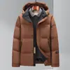 Nueva chaqueta de algodón acolchada gruesa de invierno, abrigo casual con capucha para hombre, abrigo de algodón para hombres de mediana edad, chaqueta acolchada estilo papá