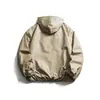 Ropa Vintage Otoño 2025 Tendencia Retro Japonesa Chaqueta con Capucha de Piel Sintética Unisex Marca de Moda Chaqueta de Piloto