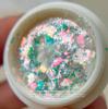 Aurora brocado pó fantasia cor flash Opala pó manicure japonês internet celebridade ultra-fino grandes lantejoulas decorações de unhas